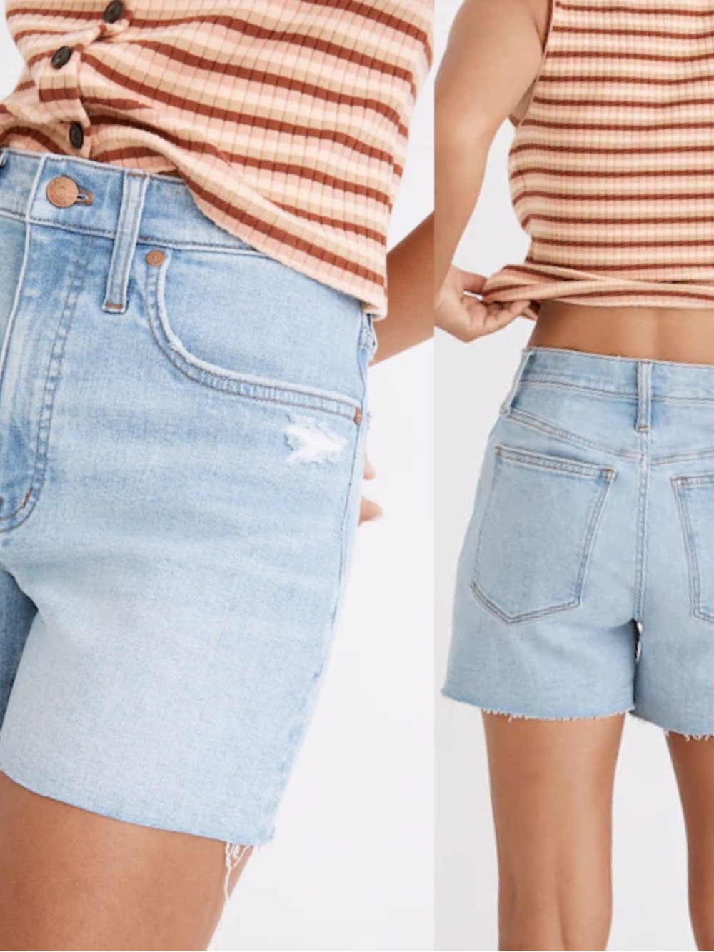 Madewell High Rise Denim Shorts in Littleton Wash Size 25